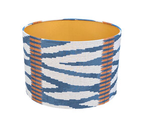 Melting Pot - Lampenkap Wilder Blauw Beige 30x20cm