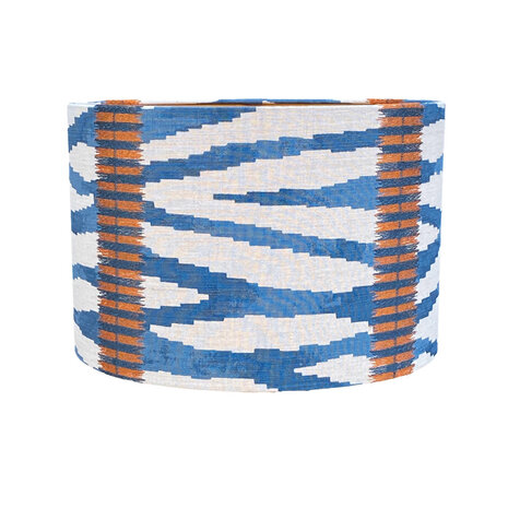 Melting Pot - Lampenkap Wilder Blauw Beige 30x20cm