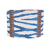 Melting Pot - Lampenkap Wilder Blauw Beige 30x20cm