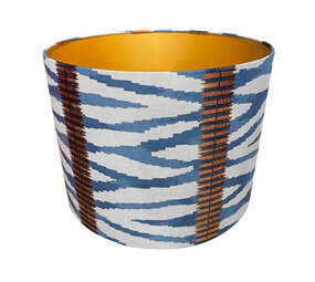 Melting Pot - Lampenkap Wilder Blauw Beige 40x30cm