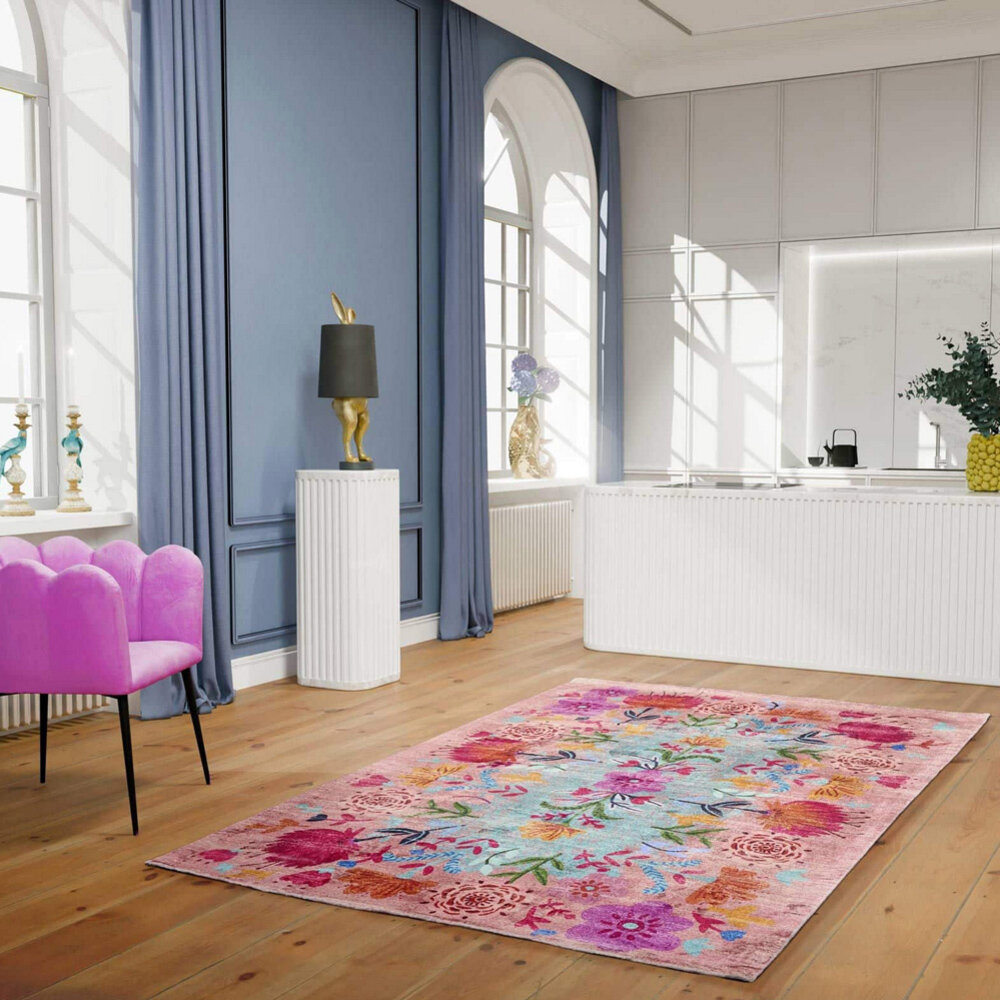 Melting Pot - Vloerkleed Fiore Bloemen Multicolor 160x230cm Melting Pot - Vloerkleed Fiore Bloemen Multicolor 160x230cm