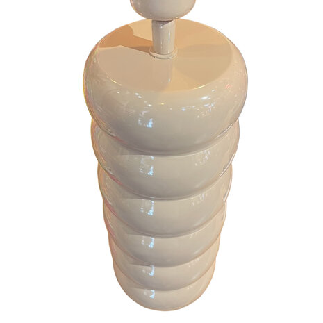 Melting Pot - Tafel Lamp Voet Elyn Bollen Beige 10x34cm