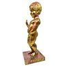 Melting Pot - Beeld Manneken Pis Fuck You Goud Splash Color 20x45cm Melting Pot - Beeld Manneken Pis Fuck You Goud Splash Color 20x45cm