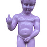 Melting Pot - Beeld Manneken Pis Fuck You Lila 20x45cm Melting Pot - Beeld Manneken Pis Fuck You Lila 20x45cm