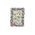 Fotolijstje Bloemen Strikjes Paars Strass 9x10cm - foto 5x7cm