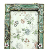 Melting Pot - Fotolijstje Mini Bloemen Antiek Groen Strass 6x9cm - foto 4x7cm