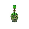 Melting Pot - Parfumflesje Bloemen Groen Goud Glas 5x9cm