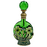 Melting Pot - Parfumflesje Bloemen Groen Goud Glas 5x9cm