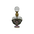 Parfumflesje Hartje Roze Multi Glas Strass 4x8cm