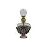 Melting Pot - Parfumflesje Hartje Roze Multi Glas Strass 4x8cm