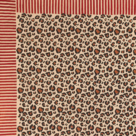 Doing Goods - Plaid Leopard Katoen 140x220cm Doing Goods - Plaid Leopard Katoen 140x220cm