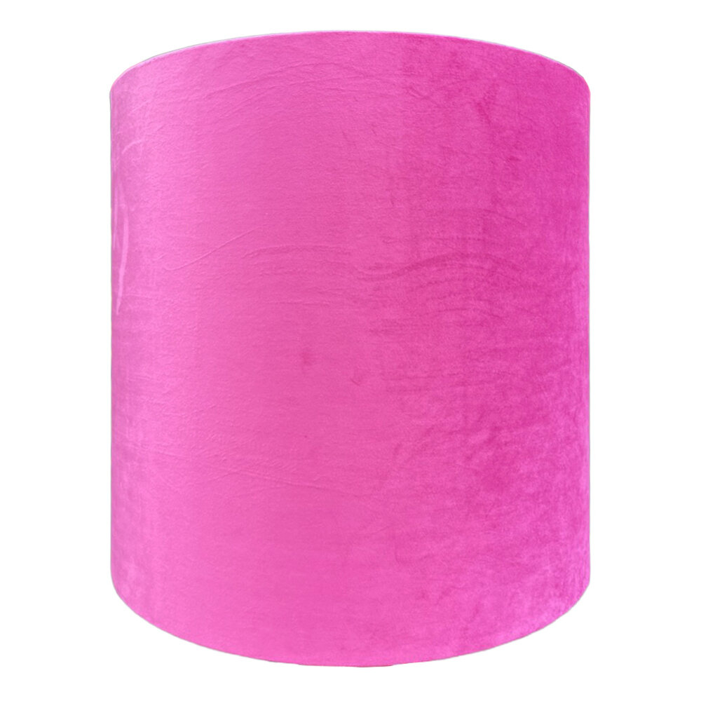 Colmore - Lampenkap Magenta Velours op Transparant 40x40cm Colmore - Lampenkap Magenta Velours op Transparant 40x40cm