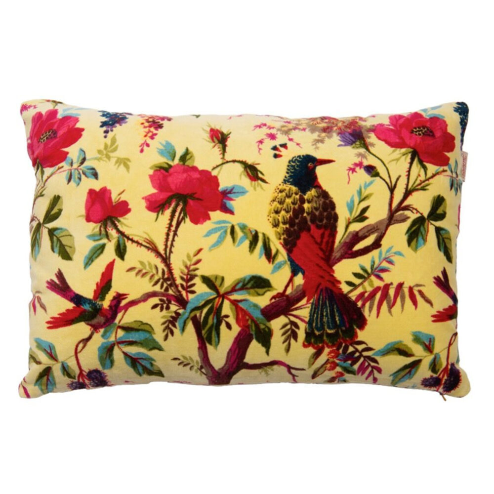 Imbarro - Sierkussen Royal Paradise Banana Velours 60x40cm Imbarro - Sierkussen Royal Paradise Banana Velours 60x40cm