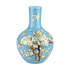 Vaas Chinees Vogels Bloesem Blauw Porselein 23x36cm