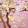 Melting Pot - Vaas Chinees Vogels Bloesem Roze Porselein 31x45cm