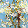 Melting Pot - Vaas Chinees Vogels Bloesem Blauw Porselein 31x45cm