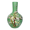 Melting Pot - Vaas Chinees Vogels Bloesem Groen Porselein 31x45cm Melting Pot - Vaas Chinees Vogels Bloesem Groen Porselein 31x45cm