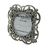 Melting Pot - Fotolijstje Mini Strass Zilver Metaal 7x7cm - foto 5x5cm Melting Pot - Fotolijstje Mini Strass Zilver Metaal 7x7cm - foto 5x5cm