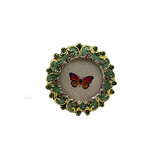 Melting Pot - Fotolijstje Mini Rond Groen Goud 4x4cm - foto 3x3cm Melting Pot - Fotolijstje Mini Rond Groen Goud 4x4cm - foto 3x3cm