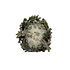 Fotolijstje Mini Rond Libellen Groen Roze 6x6cm - foto 3x4cm Fotolijstje Mini Rond Libellen Groen Roze 6x6cm - foto 3x4cm