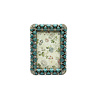 Melting Pot - Fotolijstje Bladeren Turquoise Strass Metaal 6x9cm - foto 4x6cm Melting Pot - Fotolijstje Bladeren Turquoise Strass Metaal 6x9cm - foto 4x6cm