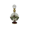 Melting Pot - Parfumflesje Rond Bloem Multicolor Goud Glas 5x10cm Melting Pot - Parfumflesje Rond Bloem Multicolor Goud Glas 5x10cm