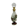 Melting Pot - Parfumflesje Rond Bloem Multicolor Goud Glas 5x10cm Melting Pot - Parfumflesje Rond Bloem Multicolor Goud Glas 5x10cm