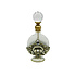 Parfumflesje Rond Helder Strass Goud Glas 5x10cm Parfumflesje Rond Helder Strass Goud Glas 5x10cm