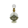 Melting Pot - Parfumflesje Rond Helder Strass Goud Glas 5x10cm Melting Pot - Parfumflesje Rond Helder Strass Goud Glas 5x10cm