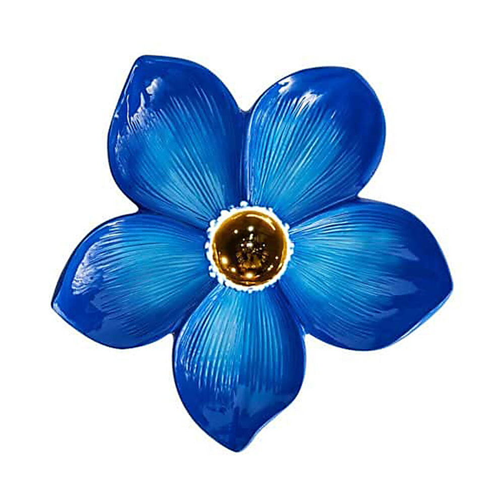 Werns - Wand Lamp Flower Blauw 31x33cm Werns - Wand Lamp Flower Blauw 31x33cm