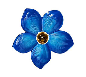 Werns - Wand Lamp Flower Blauw 31x33cm Werns - Wand Lamp Flower Blauw 31x33cm