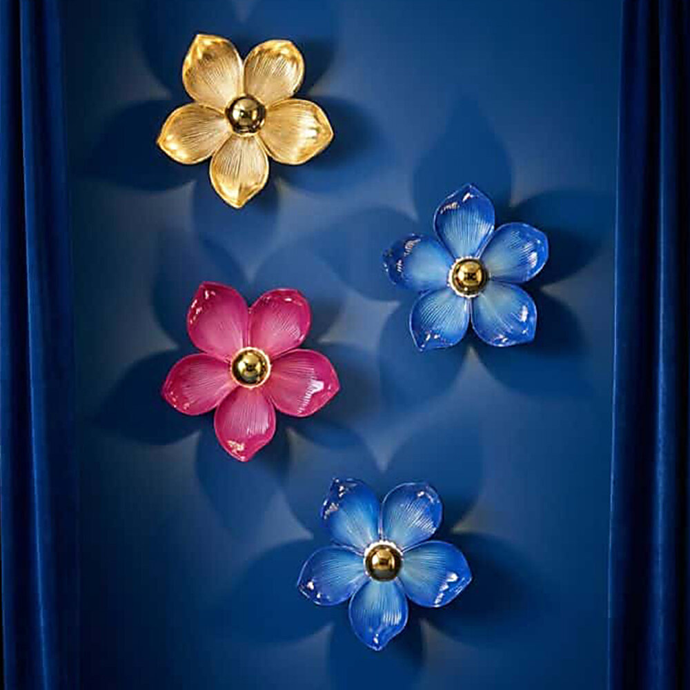 Werns - Wand Lamp Flower Fuchsia 31x33cm Werns - Wand Lamp Flower Fuchsia 31x33cm