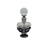 Melting Pot - Parfumflesje Hartje Strik Paars Glas 4x8cm Melting Pot - Parfumflesje Hartje Strik Paars Glas 4x8cm