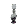 Melting Pot - Parfumflesje Hartje Strik Paars Glas 4x8cm Melting Pot - Parfumflesje Hartje Strik Paars Glas 4x8cm