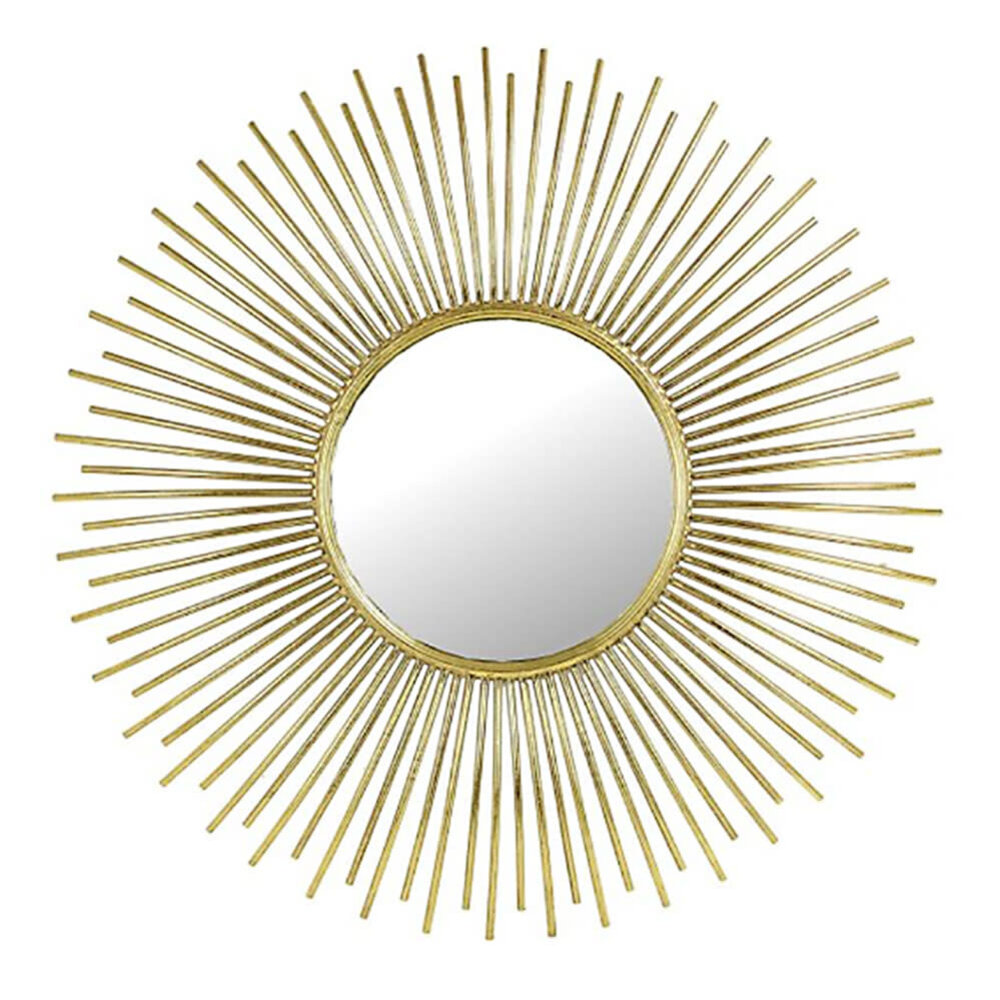 Melting Pot - Spiegel Rond Zon Goud Metaal 76x76cm