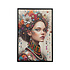 Schilderij Woman Diamonds Right Canvas 40x60cm Zwarte Lijst Schilderij Woman Diamonds Right Canvas 40x60cm Zwarte Lijst