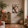 Melting Pot - Schilderij Woman with Diamonds Canvas 40x60cm Zwarte Lijst Melting Pot - Schilderij Woman with Diamonds Canvas 40x60cm Zwarte Lijst