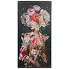 Melting Pot - Schilderij Lady Butterfly Left Canvas 70x140cm Houten Lijst Melting Pot - Schilderij Lady Butterfly Left Canvas 70x140cm Houten Lijst