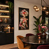 Melting Pot - Schilderij Lady Butterfly Left Olieverf op Canvas 70x140cm Brons Lijst