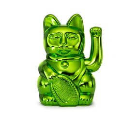 Donkey - Lucky Cat Shiny Green Metallic 10x15cm Donkey - Lucky Cat Shiny Green Metallic 10x15cm
