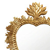 Melting Pot - Spiegel Hart Lotus Spikes Antiek Goud 31x40cm Melting Pot - Spiegel Hart Lotus Spikes Antiek Goud 31x40cm