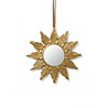 Melting Pot - Spiegeltje Rond Ster Antiek Goud Messing 15x15cm