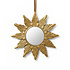 Spiegeltje Rond Ster Antiek Goud Messing 25x25cm