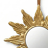Melting Pot - Spiegeltje Rond Ster Antiek Goud Messing 25x25cm Melting Pot - Spiegeltje Rond Ster Antiek Goud Messing 25x25cm