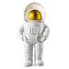 Donkey - Beeld Astronaut Sneeuwbol Wit Goud 16x30cm