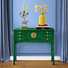 Melting Pot - Dressoir & Ladekast Dynasty Vintage Groen Hout 100x87x26cm Melting Pot - Dressoir & Ladekast Dynasty Vintage Groen Hout 100x87x26cm