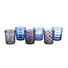 Pols Potten - Water Glazen Tumbler Cobalt Mix set van 6 Pols Potten - Water Glazen Tumbler Cobalt Mix set van 6