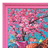 Colmore - Schilderij Henry Giraf Multicolor Acryl 80x80cm Roze Sierlijst