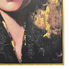 Colmore - Schilderij Paige Woman Zwart Goud Acryl 90x120cm Gouden Lijst