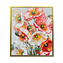 Schilderij Allison Flowers Multicolor Acryl 60x70cm Gouden Lijst